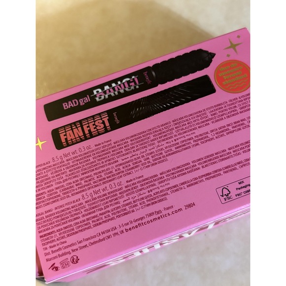 Benefit Wild Caught Lashes Mascara Duo BADgal BANG Fan Fest Full Sz Gift Black - Picture 4 of 5